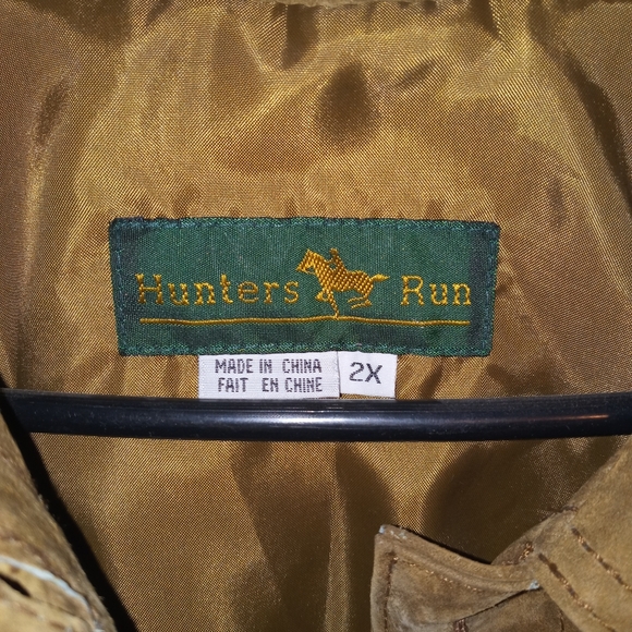 1980s Vintage Hunter's Run Leather Jacket - Picture 4 of 10